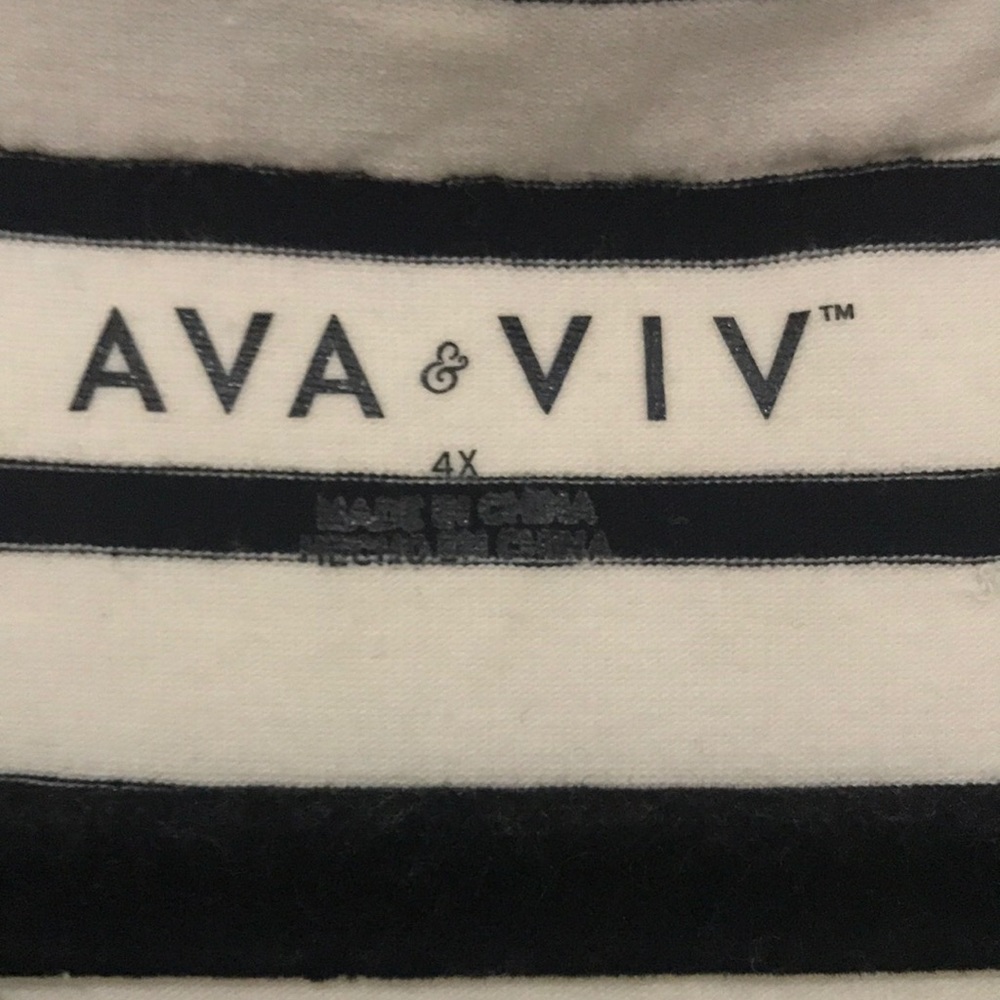NWT Ava & Viv Stripe Dress - Picture 2 of 7